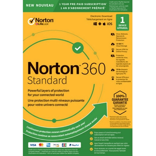 Norton 360 Standard getwebsecurity.com