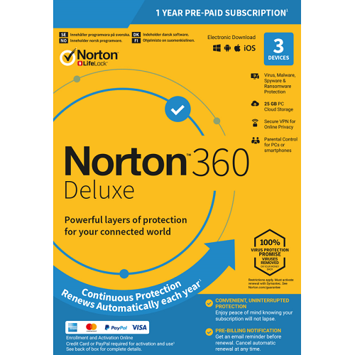 Norton 360 Deluxe getwebsecurity.com