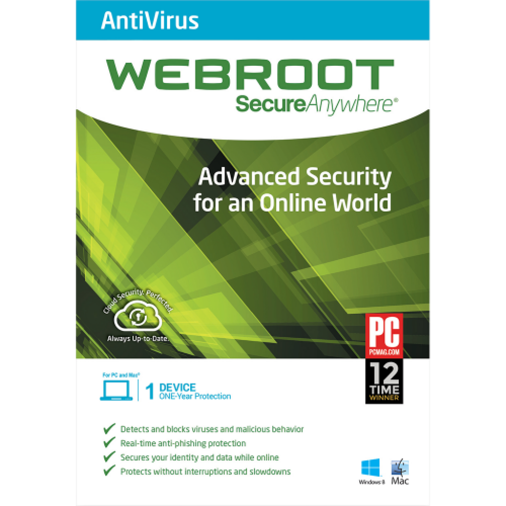 webroot antivirus protection internet security complete 2018