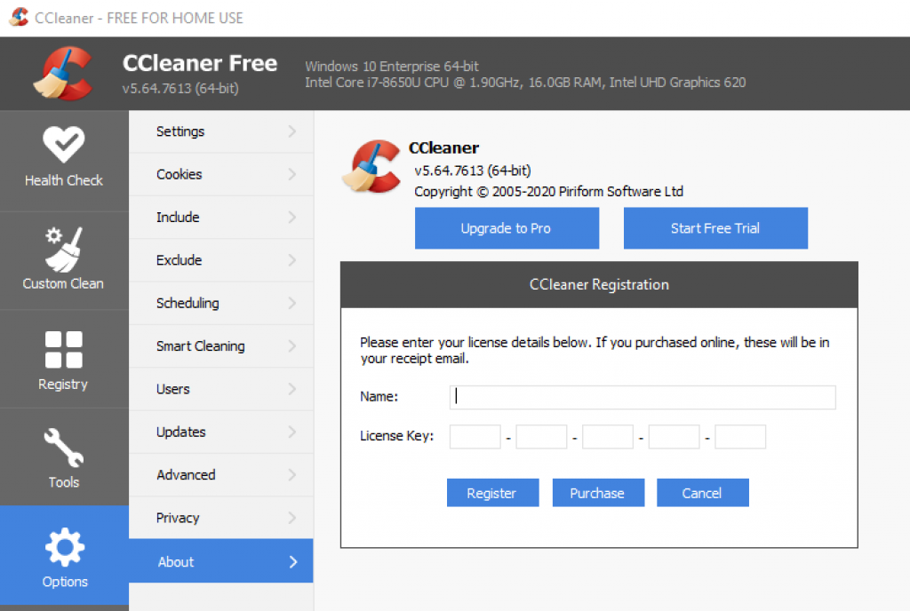 CCleaner is the number-one tool for cleaning your PC. It protects your privacy and makes your computer faster and more secure!